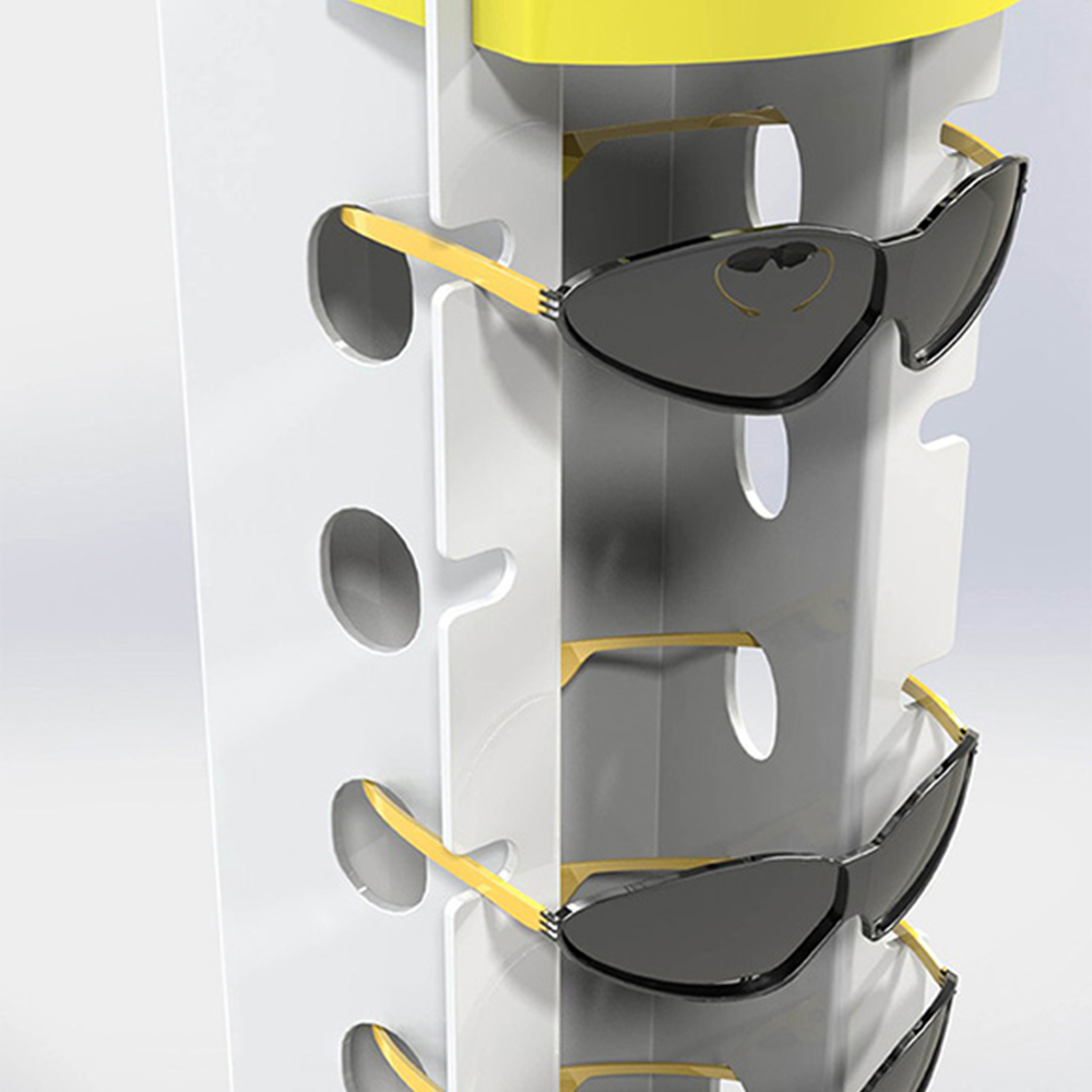 소매 선글라스 안경 금속 디스플레이 카운터 랙 