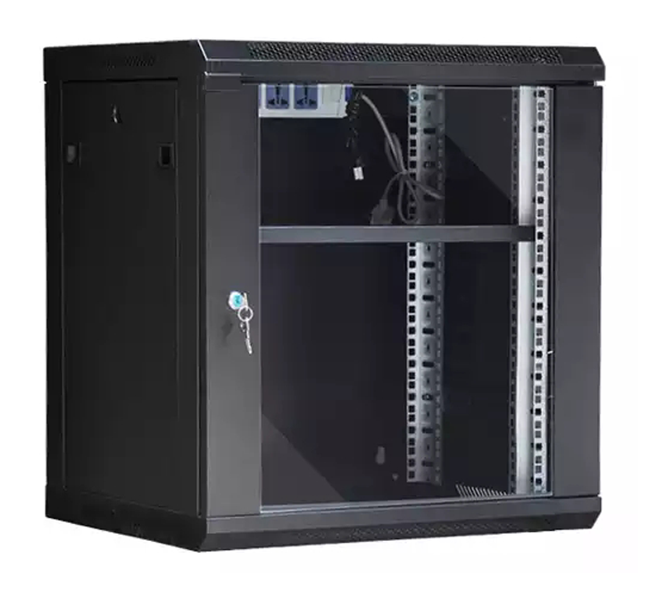 OEM 19인치 실내 6u-42u 잘 고정된 데이터 캐비닛